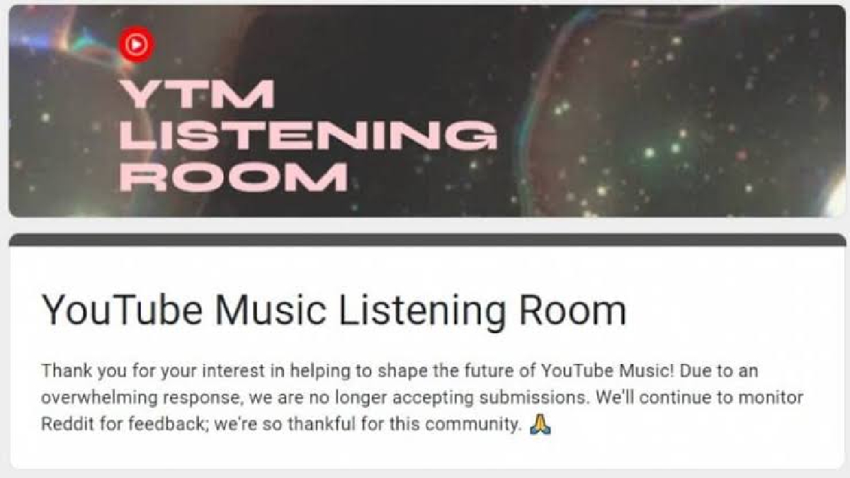 Listening Room YouTube Music
