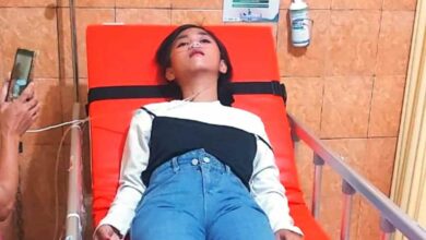 Kecelakaan Akibat Tumpahan Solar di Kawali Ciamis, Seorang Remaja Terluka