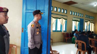 Kapolres Mamasa Pantau Pengamanan Tahapan Rekapitulasi di Tingkat Kecamatan