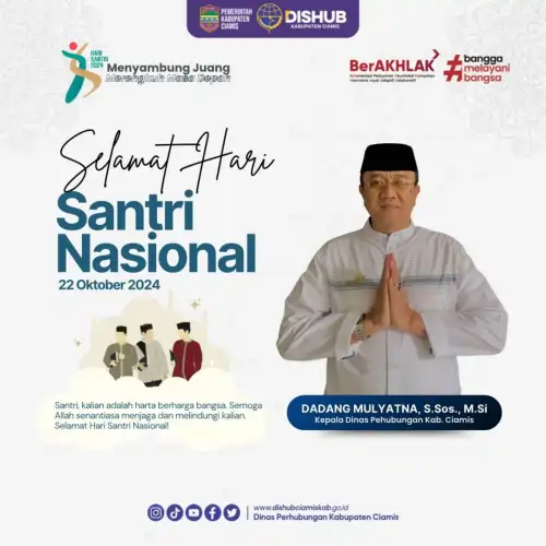 Hari santri Nasional 2024 - Dishub Ciamis